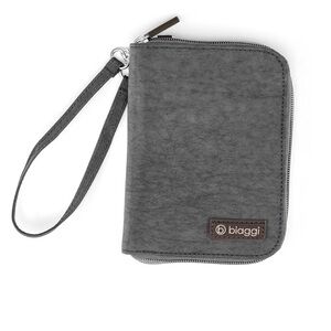 Biaggi Charcoal Wristlet Clutch